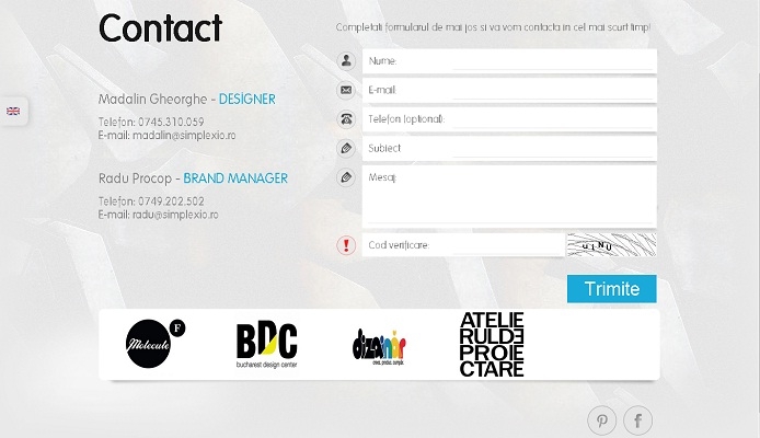 Creare site de prezentare firma - Simplexio - layout site, contact.jpg